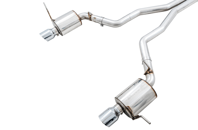 Jeep Grand Cherokee SRT Performance Exhaust - AWE Tuning - Touring Edition Cat Back - Chrome Silver - 2020